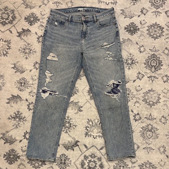 Old Navy Denim - Old Navy Light Blue Boyfriend Jeans